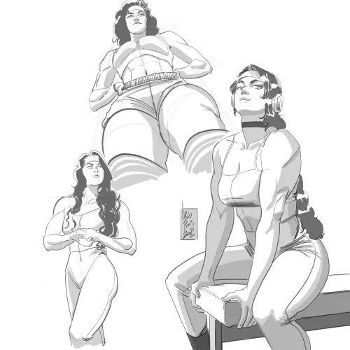 Mónica Granda (art by me) by Il_Mattacchione__