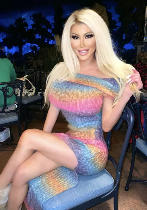 Monica in another amazing dress ♥️ by BimboSimp