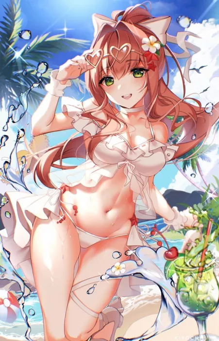 Monika [DDLC] by CheetahSperm18