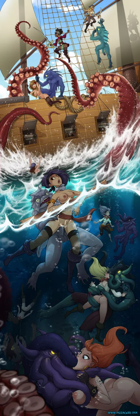 Monsters won, game over girls (hizzaked) by rinaazul