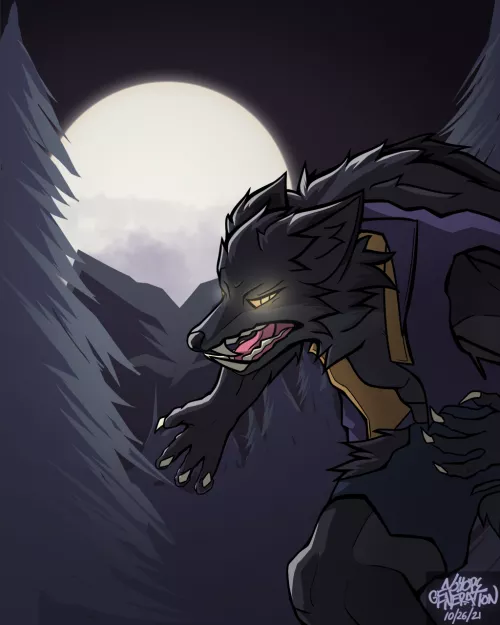 Moonchild - drew some more halloween art! by nohopegeneration