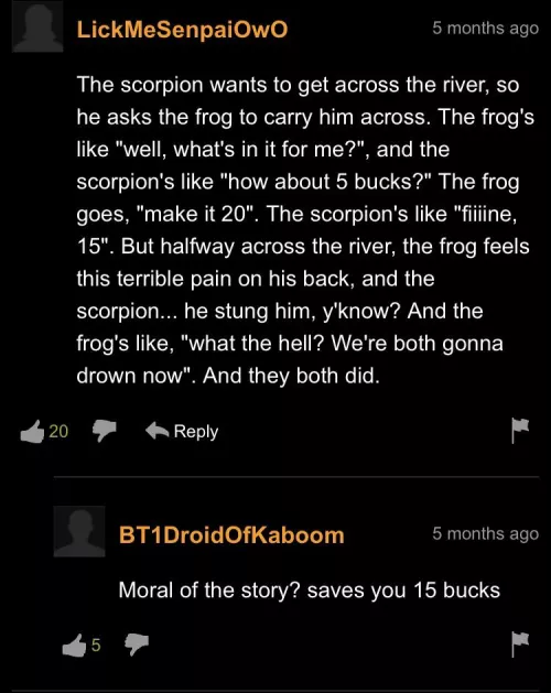 Moral of the story by MatixGamer