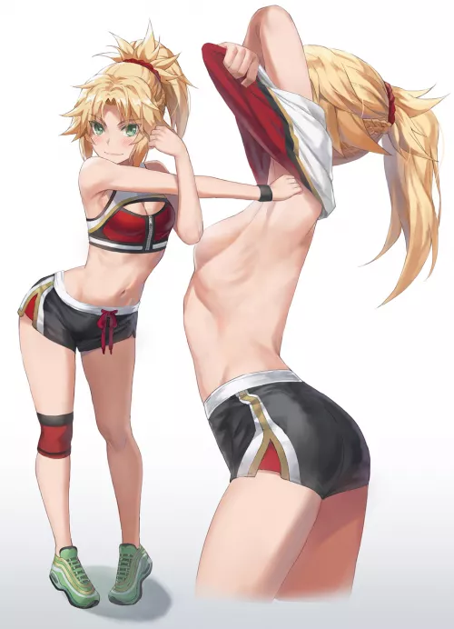 Mordred Keeping Fit. by Amaterasuu69