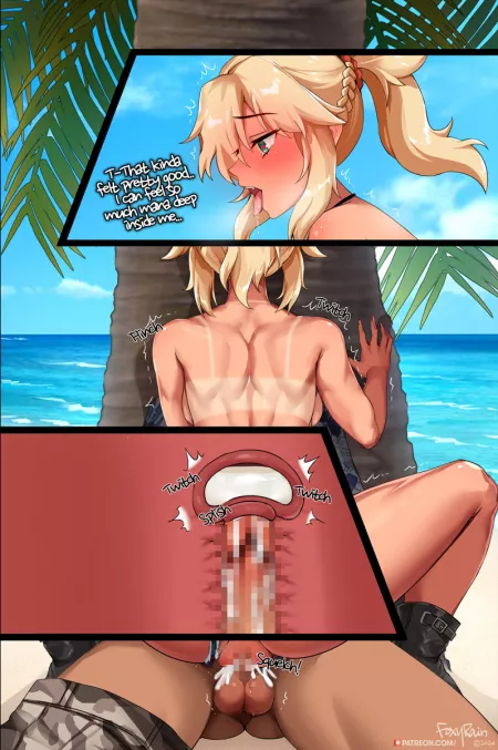Mordred loves getting her pussy filled with Mana! (Reine) by Wijin00