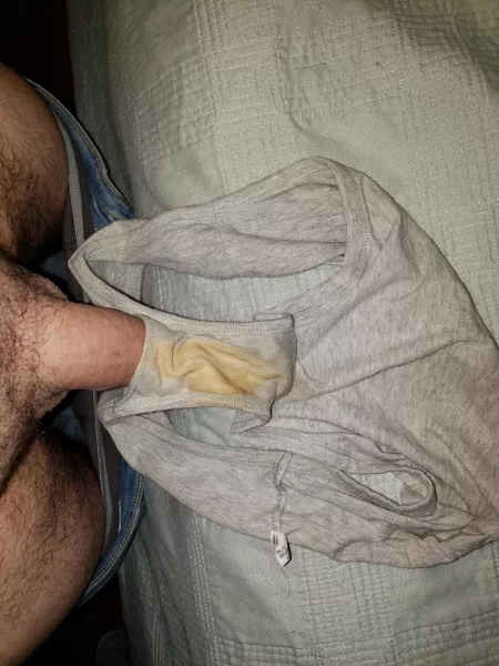 More fun with a pair of my wife's dirty panties by smalldickhubby2020