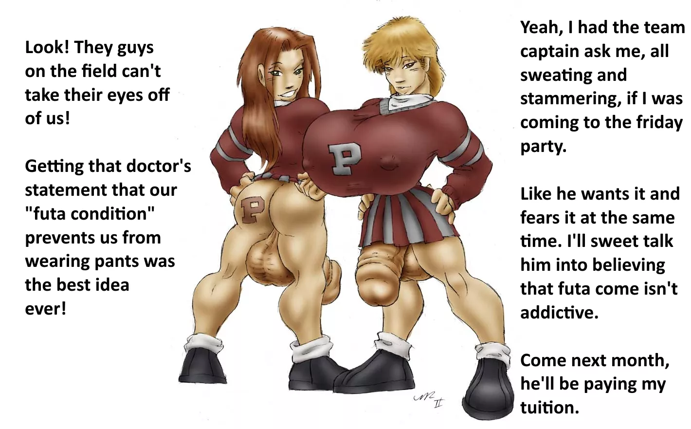 More Futa Cheerleaders posted by AugustRenfelt