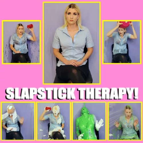 more new genevieve rene this time she does wet shirt stuff plus pie and slime by wam_fan_man