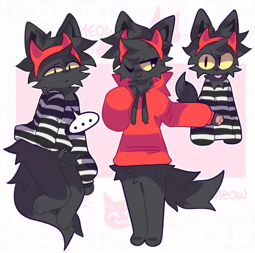 more quick drawings of my sona [ art by me @zestylemonss on twitter ] by Iazuli