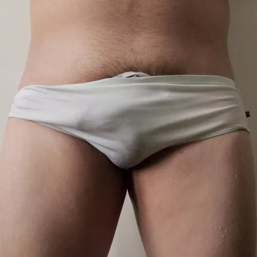 More see-through than I thought 😐 At least the other swimmers got a nice view. by woarad168