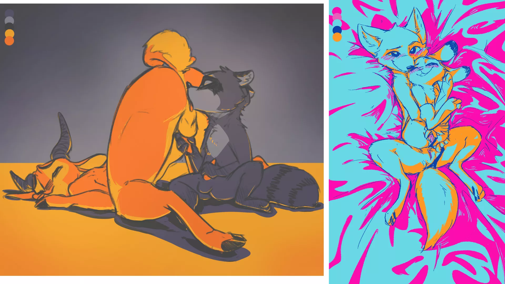 More SkyeHopps and couple of Fuel´s OCs. (IttyBitty) posted by TenderPaw64