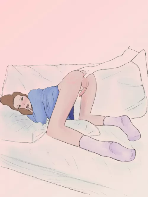 Morning bed play (by me) by ToreggArtwork