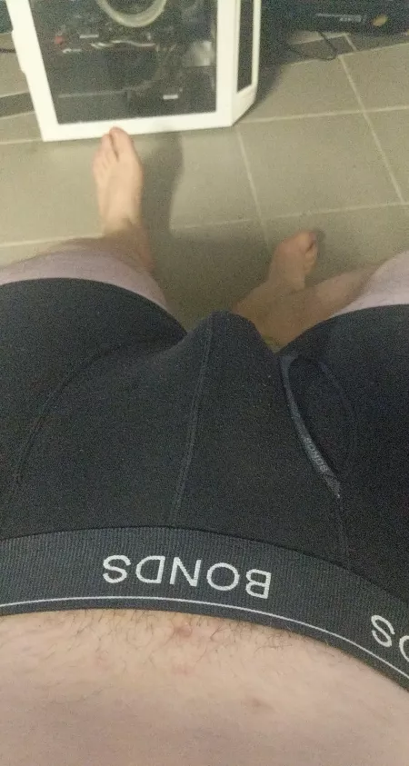 Morning boys, who's gonna help me with my morning wood? by Australian_c19