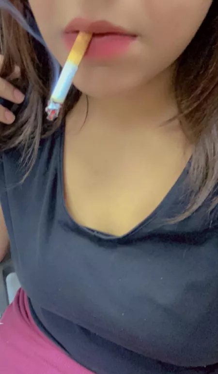 Morning cigarette by vampy147