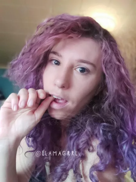 Morning realness 💜 by Llamagrrl