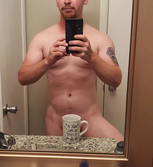 Morning. Shall I move the cup? by vemodono