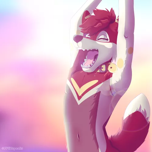 Morning Stretch~ (Art by me) by JFETspeaks