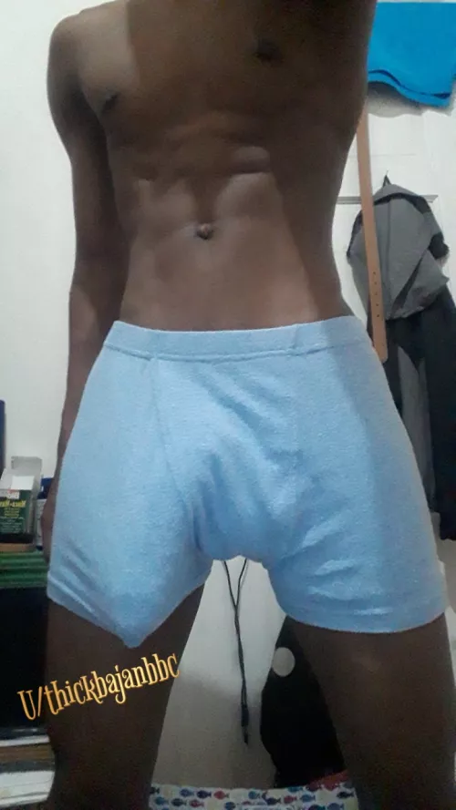 Morning wood barely staying in😈 by thickbajanbbc