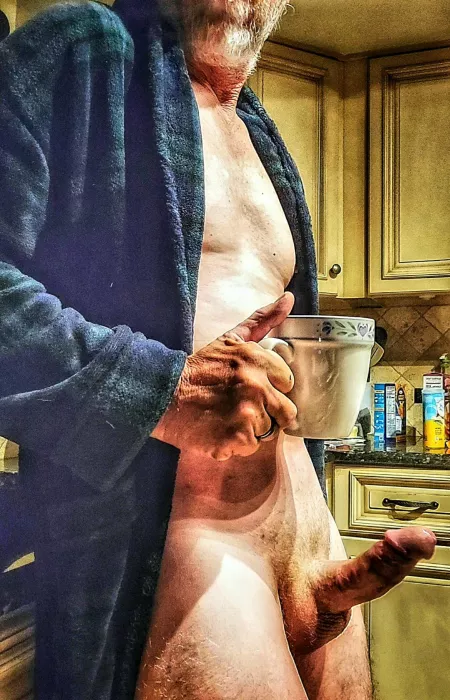 Morning wood is the body's way of saying that your fully charged and its time to unplug and play by notonthislvl