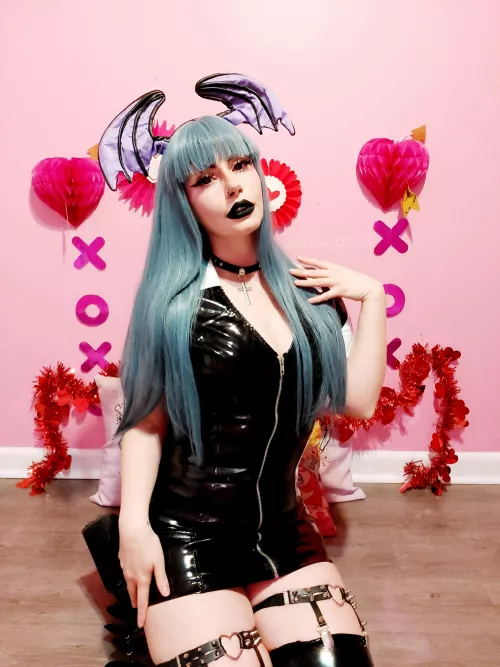 Morrigan V-Day Cosplay from Darkstalkers (basicwitchz) by BasicWitchz