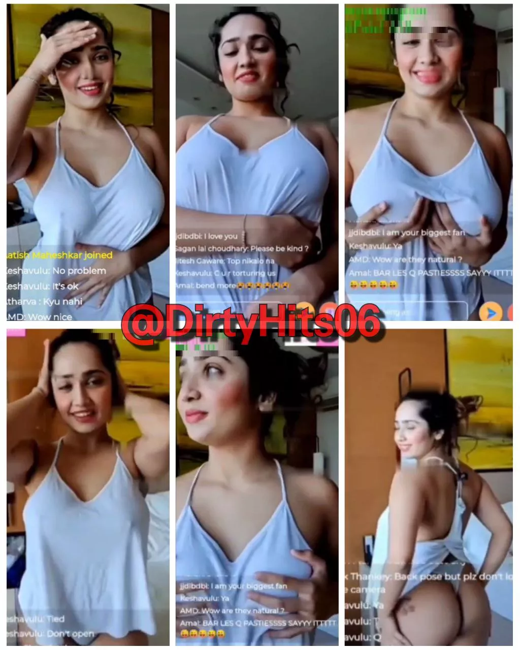 🔴 Most Demanded! 🔴 💜🌈 Most Demanded Girl! Aditi Mistry Latest Braless Live, Playing With Her B00bies!! 35 Mins+ With Clear Voice!!💜🌈 posted by DirtyHits06-On-TG