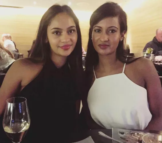 Mother right and left daughter. by Meehra90