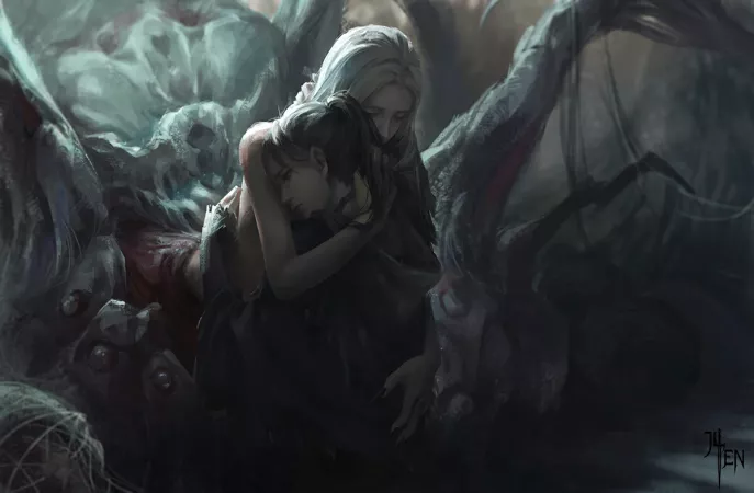 Mourning Their Sister by spiderbutt_