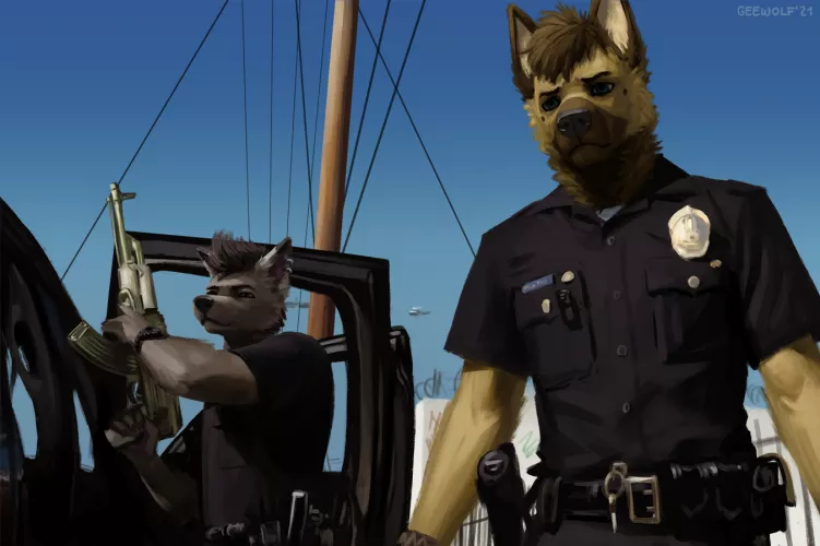 Movie Frame Study for Seal and Flak (by me) by Art_GeeWolf