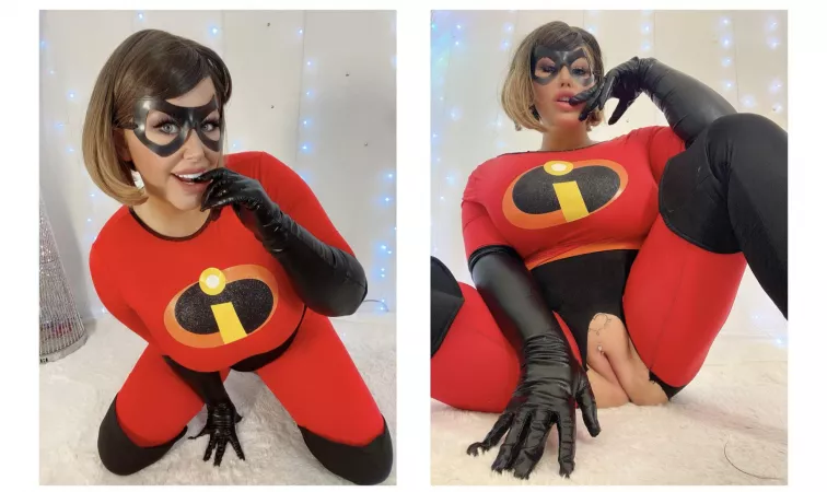Mrs Incredible cosplay by myself (pollyrocket_x) [OC] by pollyrocket_x