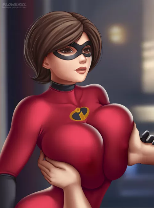 Mrs. Incredible | Elastigirl | Helen Parr (Flowerxl) by Montiexo500