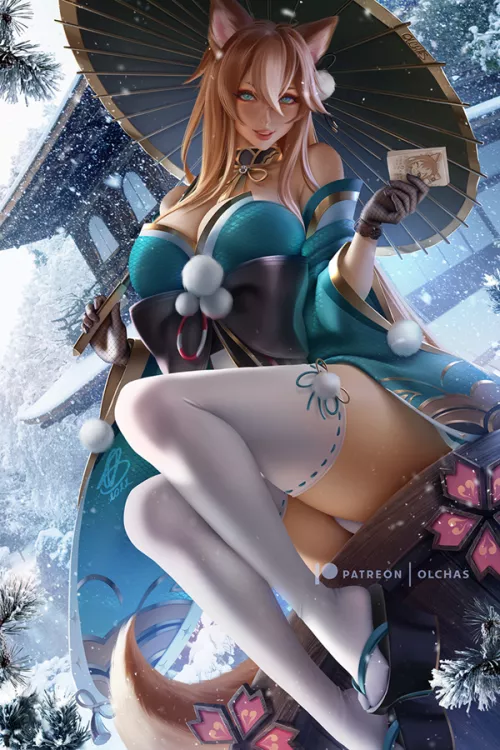 Ms Hina [Genshin Impact] by ChristianBonifacio1