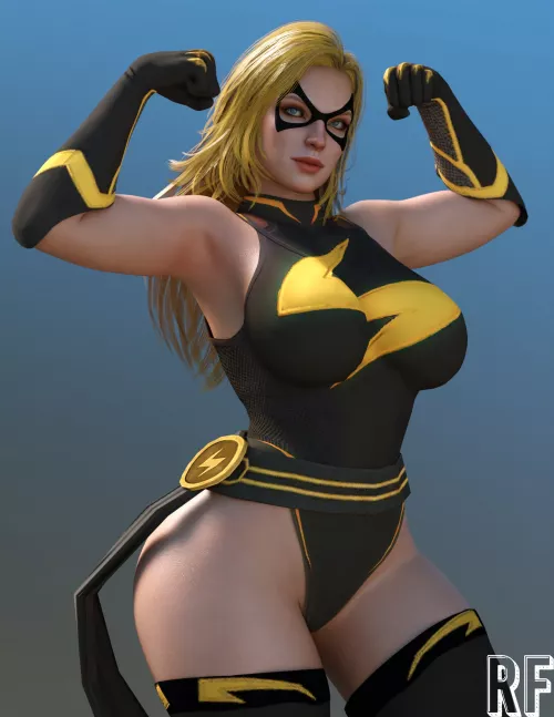 Ms. Marvel (Rude Frog 3D) [Marvel Universe] by Mxfyn