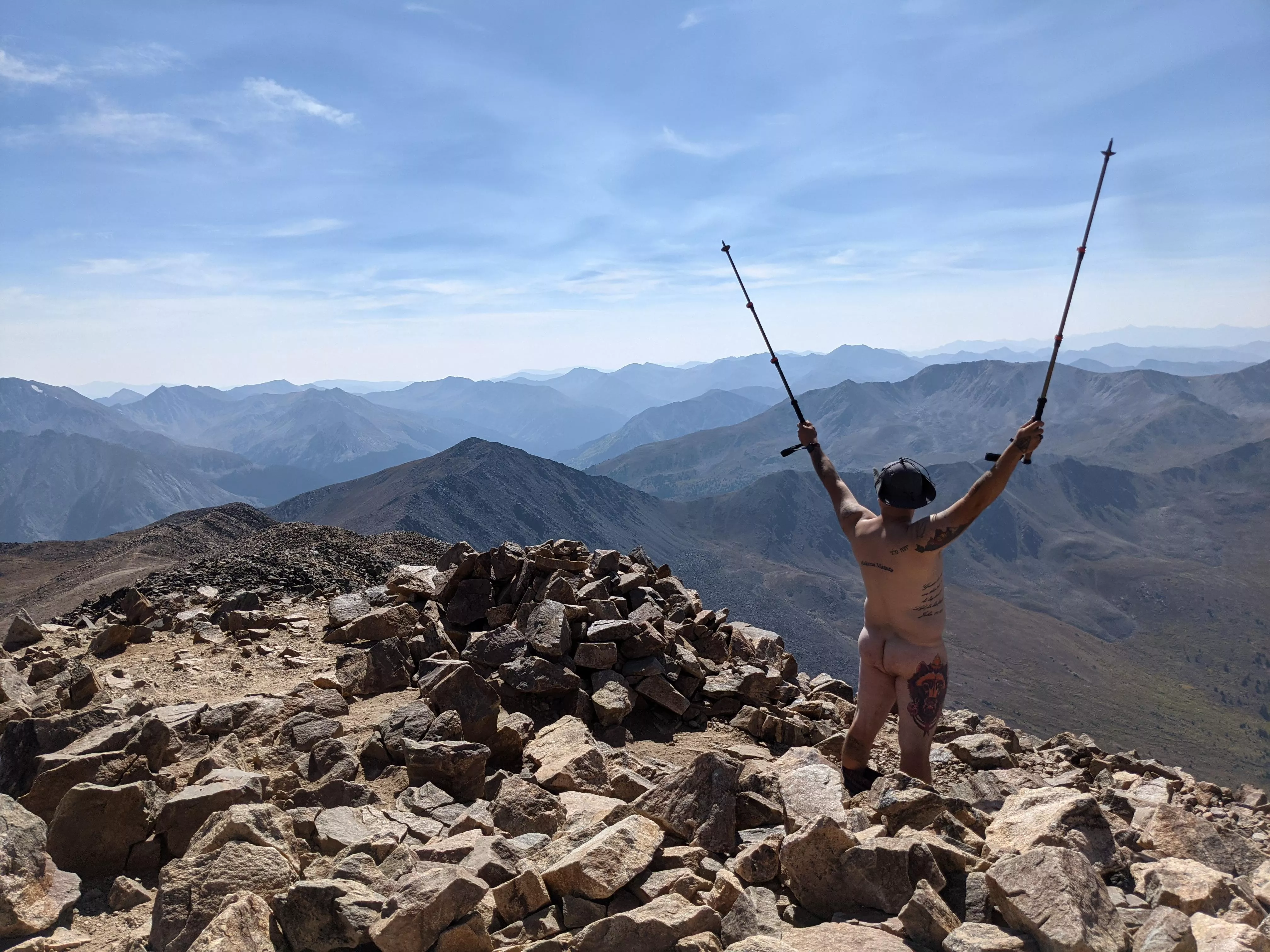 Mt Elbert summit. 14440 feet posted by rummynomad
