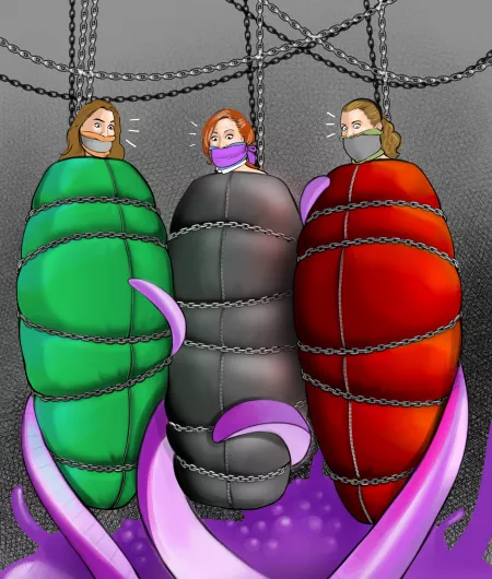 Mummified, Sleep Sacked and Chained by LarsDempsey