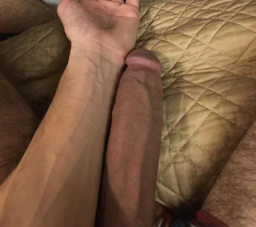 My 36 year old cock next to my hand by hairydad90210