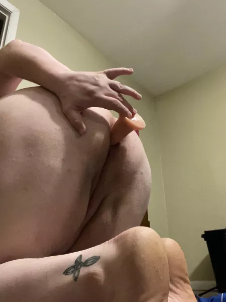 My 6 inch dildo in my ass by SolaG1998