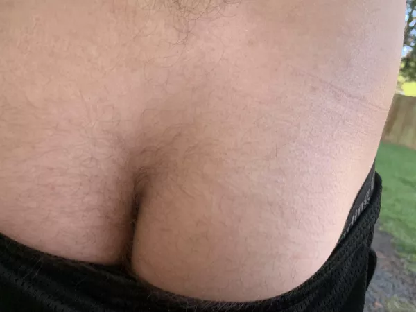 My account is over 24 hours old and I can finally post pics of my pale ass!!!!!! by HairLikeABear