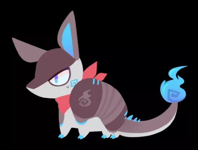 My armadillo OC! by ZombieWolf3ds