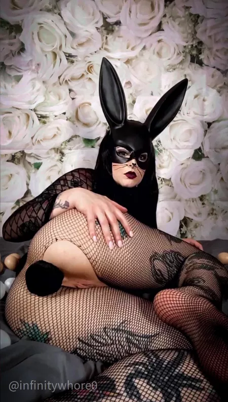 My ass is filled but I need someone to fill my bunny pussy too by InfinityWhore0