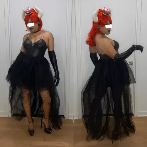 My attempt at a Bowsette cosplay 💕 by baeforpay