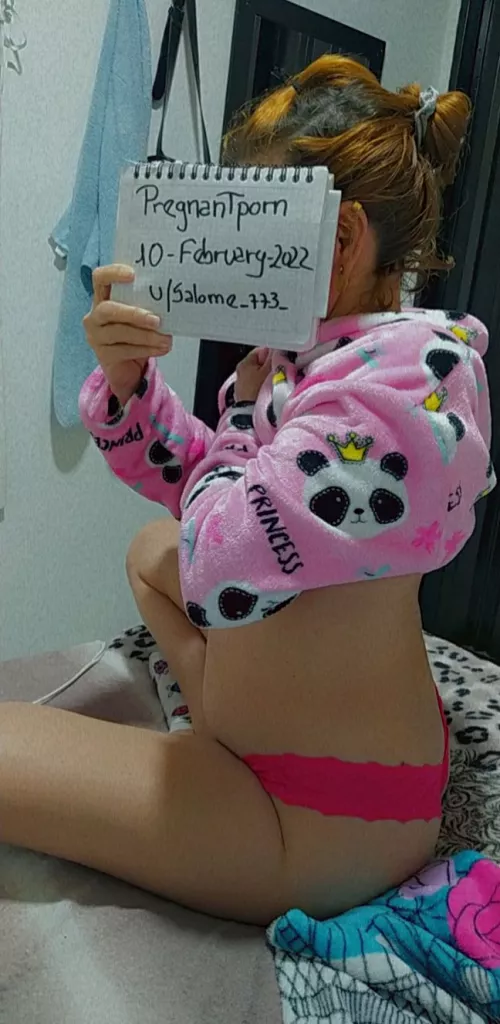 my baby is growing 😍 and mom every day super hot 💞 vote to be the beautiful daddy of my baby by Salome_773_