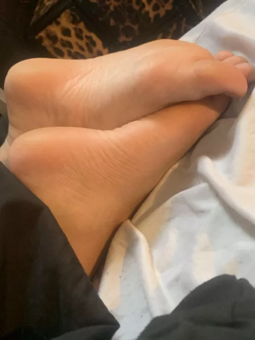 My beautiful sleeping girlfriends toes by jamesjon488
