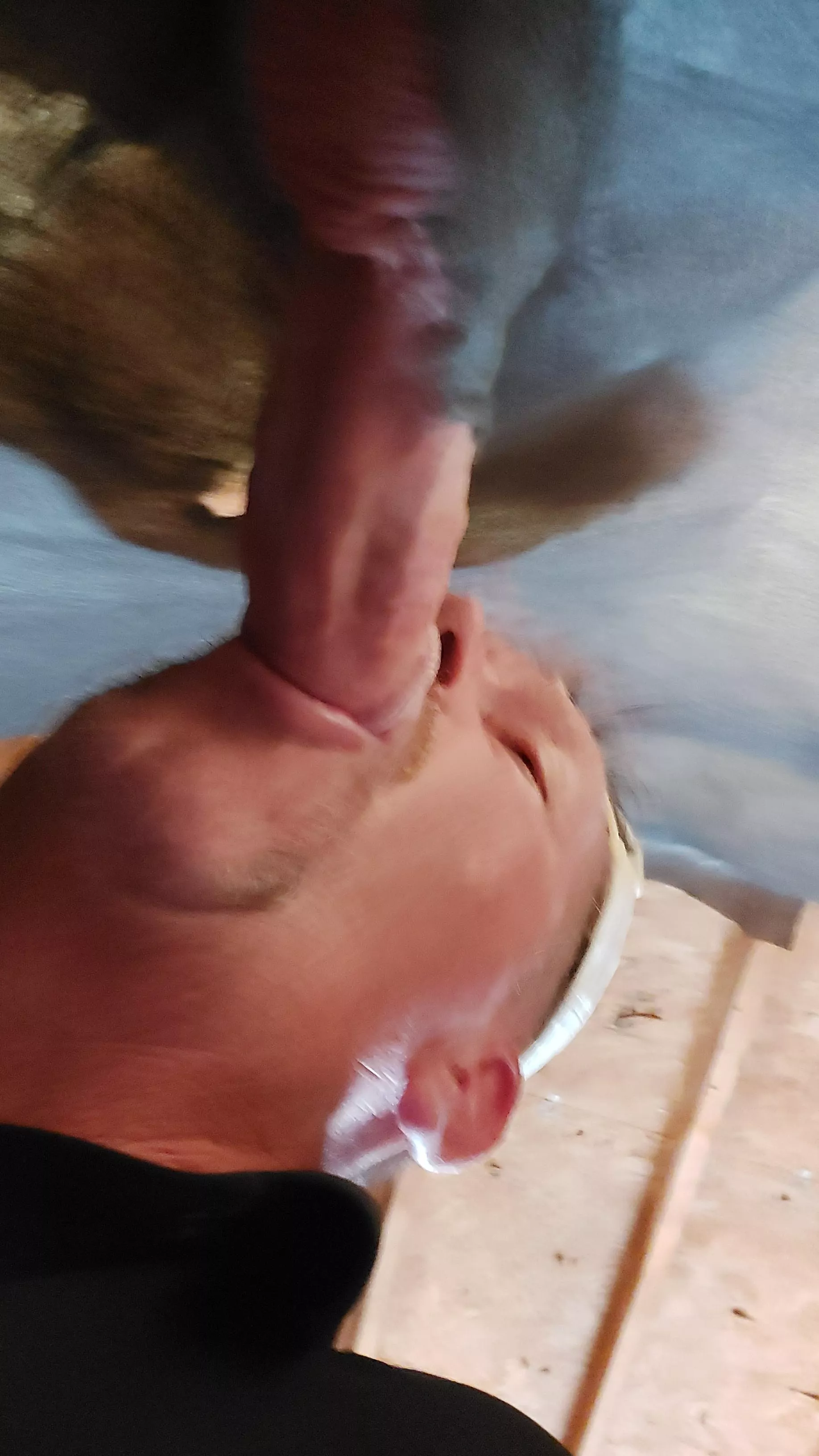 My best friend says.. give me a shot and a dick-hole (aka glory hole) and I'll let you suck me.. 2mins later I got his cock in my mouth. posted by bisquid69