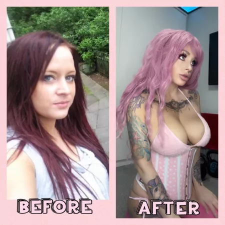 My bimbo journey! 12 years difference 💖💖💖 by hot_wife_skyler