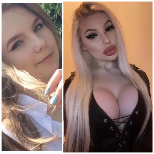 my bimbofication😈🔥 18 vs 21 😱 i’m obsessed😍 by charlotteventurax