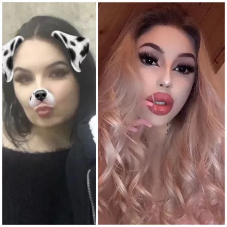 my bimbofication😈😈😈 blondes do it better🤪🤍 by charlotteventurax