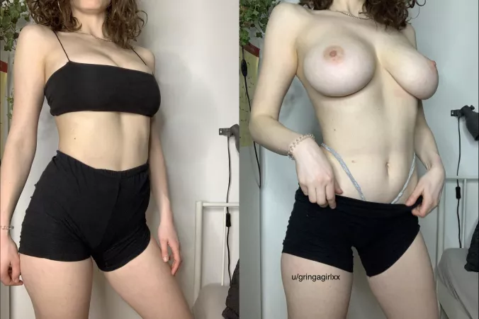 My black top is doing a good job at hiding my tits😈 by gringagirlxx