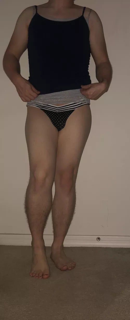 My black with white poke-a-dots! Thoughts? (26) by SomeTimesMiranda