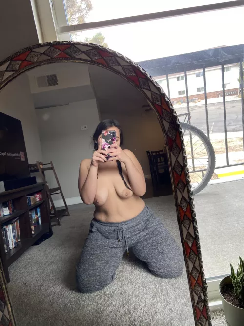 My boobs before I pierced them! Who wants to see them pierced? 😻 by MissPp69