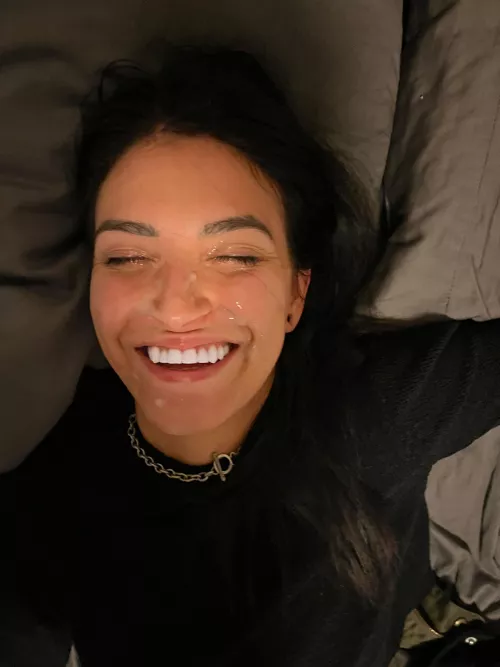 My boyfriend gave me a morning treat ❤️ excited to go to work with cum in my hair! by Kidkansas