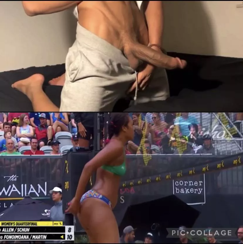 My bully when he saw my mom playing volleyball! posted by mandown1990